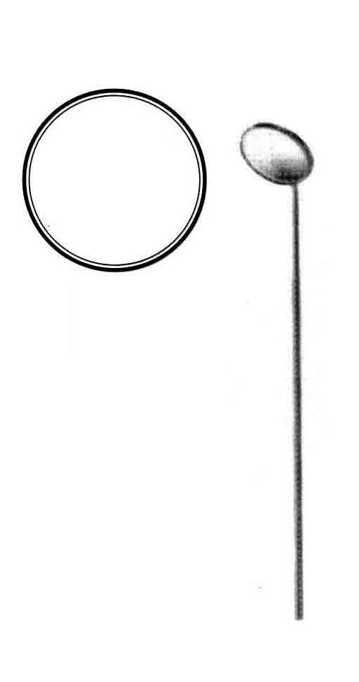 LARİNKS AYNASI 12CM ÇAP  22MM